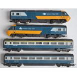 Hornby Inter-City 125 electric train set in poor/fair used condition with power car and dummy and