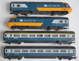 Hornby Inter-City 125 electric train set in poor/fair used condition with power car and dummy and