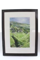 Geoff Butterworth FRSA BWS (British b1952-); 'Peveril Castle', watercolour, signed and dated 2016,