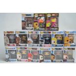 15x boxed Funko Pop figurines to include Marvel Fantastic Four, Black Widow, Captain America, Ant-