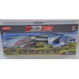 Large outdoor Syma S33 3 channel remote controlled helicopter model with charger and hand held