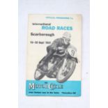'The Motorcycle' International Road Races Official Programme for Scarborough 19-10 September 1958,