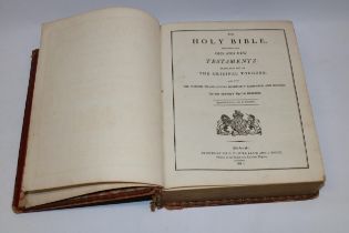 The Holy Bible containing the Old and New Testaments translated out of the Original Tongues and with