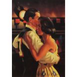 After Jack Vettriano (Scottish b.1951); 'Competition Dancers' colour print signed in pencil, 16.
