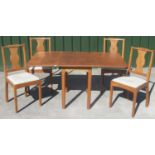 Albert Owlman Harrison of Thirsk - an oak rectangular dining table, with two fall leaves on