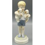 A Royal Worcester figure Monday`s Child is Fair of Face modelled by F G Doughty, in the form of a