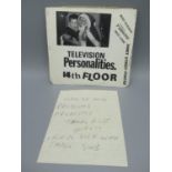 Television Personalities - 14th Floor 'Santa Clause Sleeve' SRTS/CUS 77089, vinyl 7" 45RPM, with a