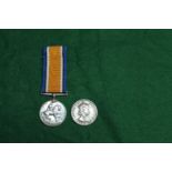 WW1 British War Medal to 14-062207 Driver T. Brusby A.S.C. and a Malaya (ER11) General Service