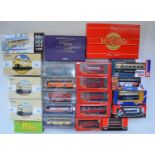 Collection of boxed diecast bus and coach models incl. Corgi 1/50 and 1/76 scales, 1/50 The