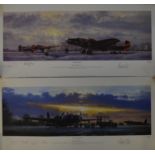 Two high quality unframed limited edition prints by Philip E West: "Mutual Support" with 4 veteran