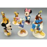Royal Doulton The Mickey Mouse Collection 70th Anniversary figures: Daisy Duck MM10, Donald Duck