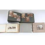 Three 1920s photograph albums, mainly GB touring topographical scenes with some Alpine and a