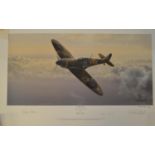 "Evening Glory Battle Of Britain 1940", high quality unframed limited edition artists proof by