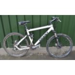 Full suspension steel frame Giant mountain bike, will need a full service.