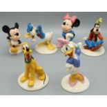 Royal Doulton The Mickey Mouse Collection 70th Anniversary figures: Mickey Mouse MM1, Minnie Mouse
