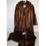 Fenwick of Newcastle French Salon lady's 3/4 length fur coat, Catherine Clarke Ltd Harrogate fur