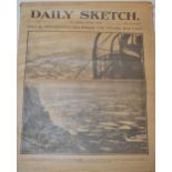 Daily sketch newspaper dated Apr 19th, concerning the sinking of the Titanic 3 days after sinking.