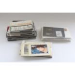 Royal Mail and Post Office Mint stamp presentation packs, FDCs and postcard stamps (qty)