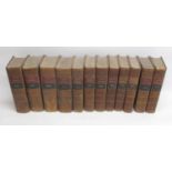 Collection of leather bound Racing Calendars from 1842-1853 (12)