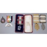 Masonic Chapter hallmarked silver jewels - two Royal Arch, Keystone Mark and Royal Ark Mariner,