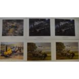 Ten medium sized aviation prints by Michael Turner (not limited) to include American Patrol, 2