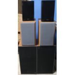 Pair of Bang & Olufsen Beovox 3702 40(75)watt cabinet speakers, H50cm a pair of Hitachi speakers and