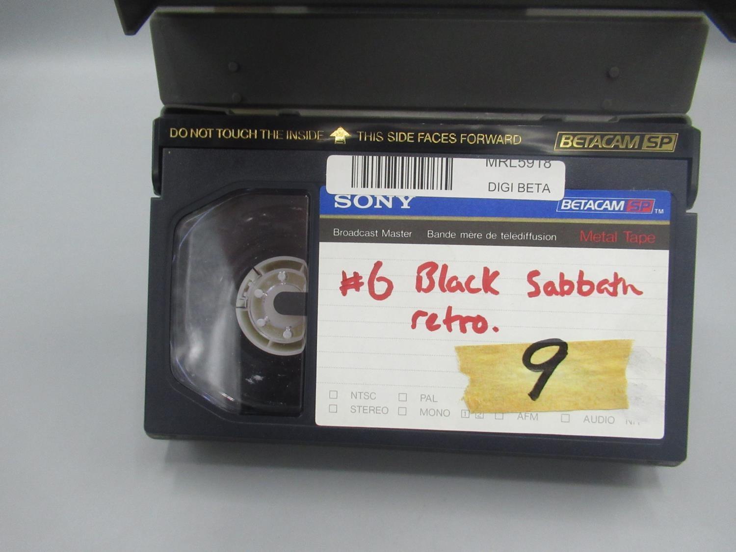 #6 Black Sabbath retro Split Audio, Sony BCT-20M Metal Tape - Image 2 of 2