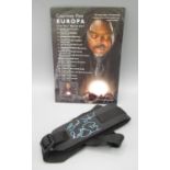Signed Courtney Pine Saxophone strap with Live Tour 2011 date pamphlet