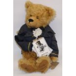 Robin Rive Countrylife Horatio Nelson golden mohair teddy bear, winner of The Golden Teddy Award