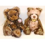 Charlie Bears: Marmalade CB0104642, and Kirsty CB614847A, max. H38cm (2)
