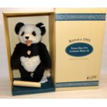 Steiff Panda Bear 1951, 1996 replica. Limited edition 1154/3000, H50cm. Boxed with certificate