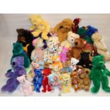 Large quantity of modern collectable soft toys, predominantly TY incl. Beanie Babies (Qty)