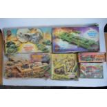 Collection of Airfix HO (1/76) scale plastic model kits to include boxed assault sets (Pontoon