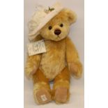 Dean's Rag Book teddy bear in blonde mohair: Teddy Marie limited edition 21/299, H42cm