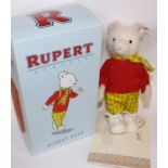 Steiff Classic Rupert Bear, in white, h28cm, complete in box with certificate. Limited Edition