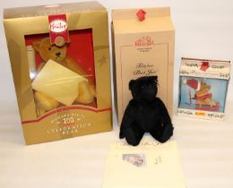 Three Steiff bears. Including Hamleys limited edition one hundred years of Richard Steiff bear,