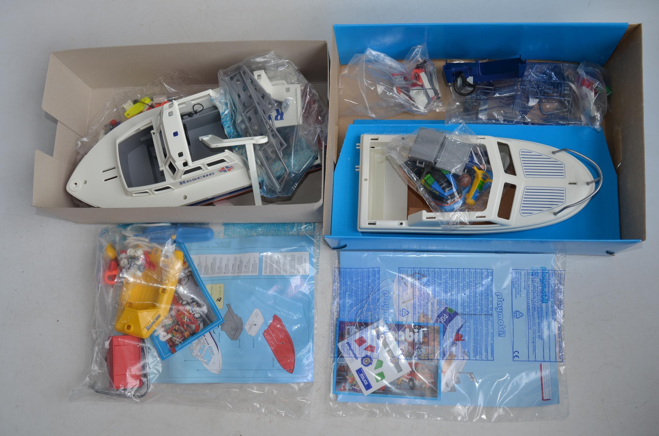 Ten boxed Playmobil sets to include Fire, Police and Rescue services. 5 boxes opened but all set - Image 2 of 7