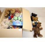 Large collection of modern collectable soft toys, predominantly teddy bears, incl. Boyds, TY,