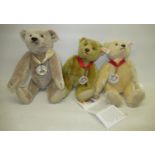 Two Steiff 100 year Anniversary bears and a 2005 Steiff Club bear (2)