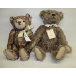 Two Steiff bears, including one British Collectors Bear 2004/3000 H32cm and one 2005 bear H30cm (2)