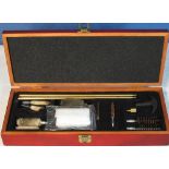 12B and 410 gun cleaning kit in wooden box