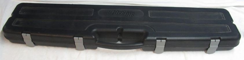 Sig-Sauer black plastic rifle case