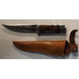 Hallait German hunting knife with corkscrew