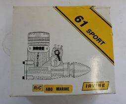 Irvine 61 sport marine model engine in original box