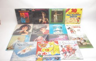 Mixed collection of LPs inc. Shirley Bassey, Louis Armstrong, Shakin Stevens, Kylie Minogue, Boney