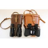 Regent 8x30 coated optic binoculars, Taylor and Hobson x6 binoculars and Tasco 7x20 110 binocular