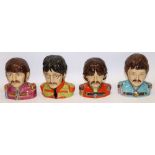 Peggy Davies - set of four limited edition Pop Legend busts of The Beatles modelled by Ray Noble