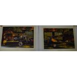 Two unframed high quality aviation prints by Barry Rowe to include "Early Morning Briefing" and US