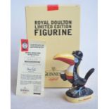 Royal Doulton MCL10 limited edition Guinness "Miner Toucan" ceramic figurine (1168/2000) in slightly