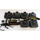 Five Nikon D1H digital cameras (body only) and a single Nikon D1